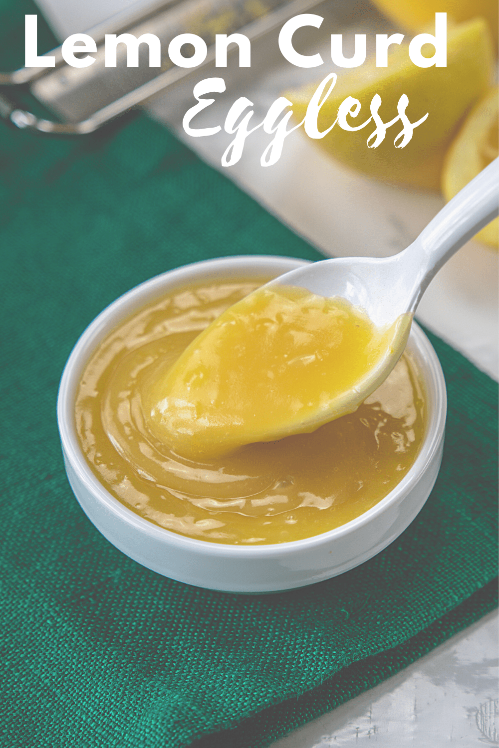 Eggless lemon curd pin