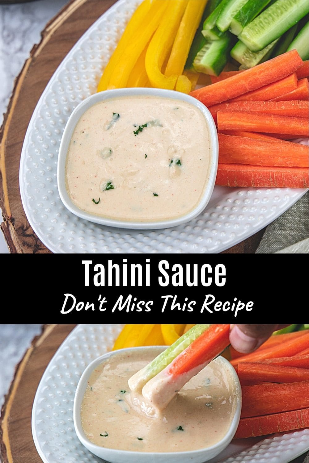 Tahini sauce pin