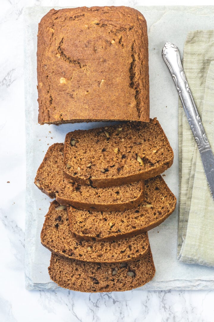 Healthy Applesauce Bread Recipe (Eggless) Spice Up The Curry