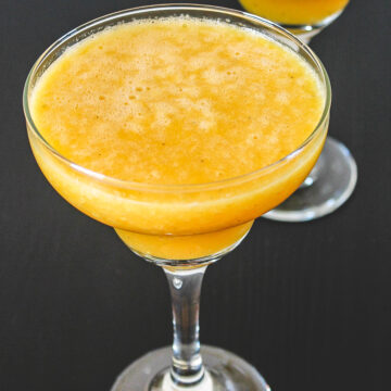 2 glasses of pineapple orange juice.
