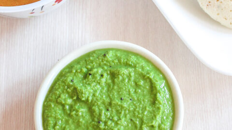 Desiccated Coconut Coriander Chutney Recipe