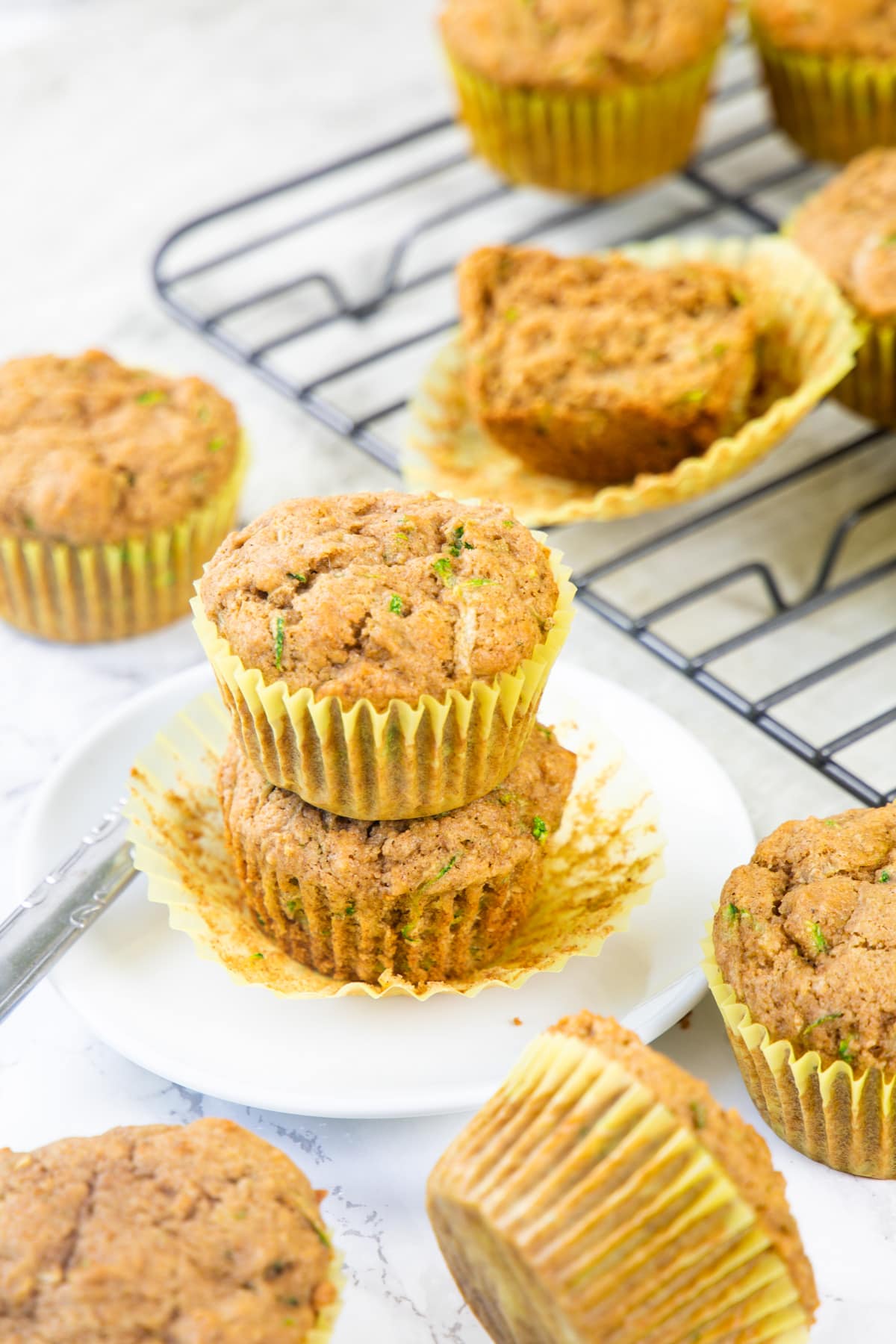Eggless Zucchini Muffins Recipe Spice Up The Curry