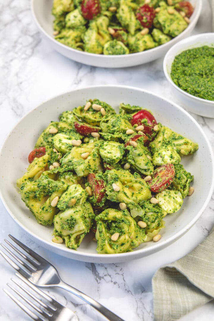 Pesto Tortellini Salad Recipe Spice Up The Curry