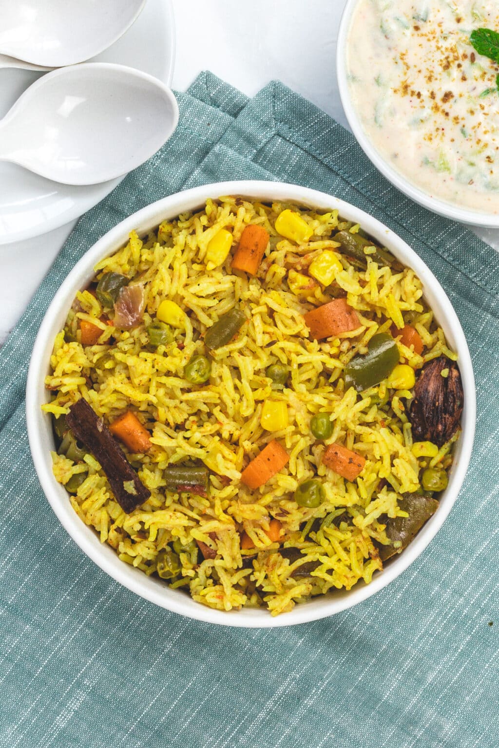 Peas Pulao Recipe (Instant Pot Matar Pulao) Spice Up The Curry