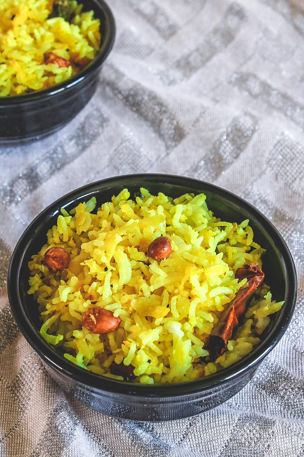 2 bowls of raw mango rice.
