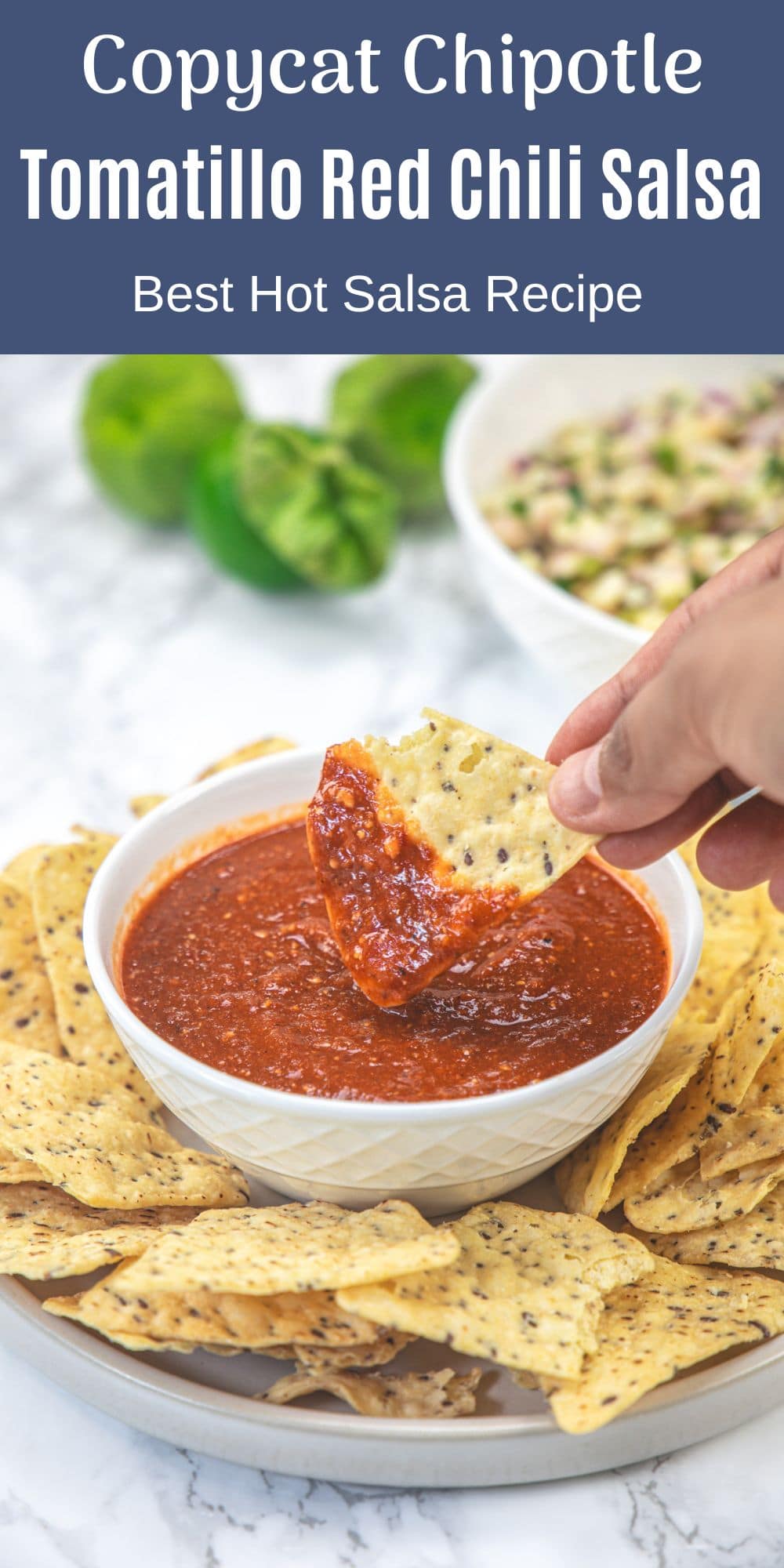 Chipotle hot salsa pin.