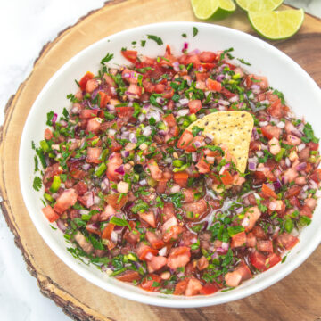 Chipotle Fresh Tomato Salsa Recipe  Copycat  - 9