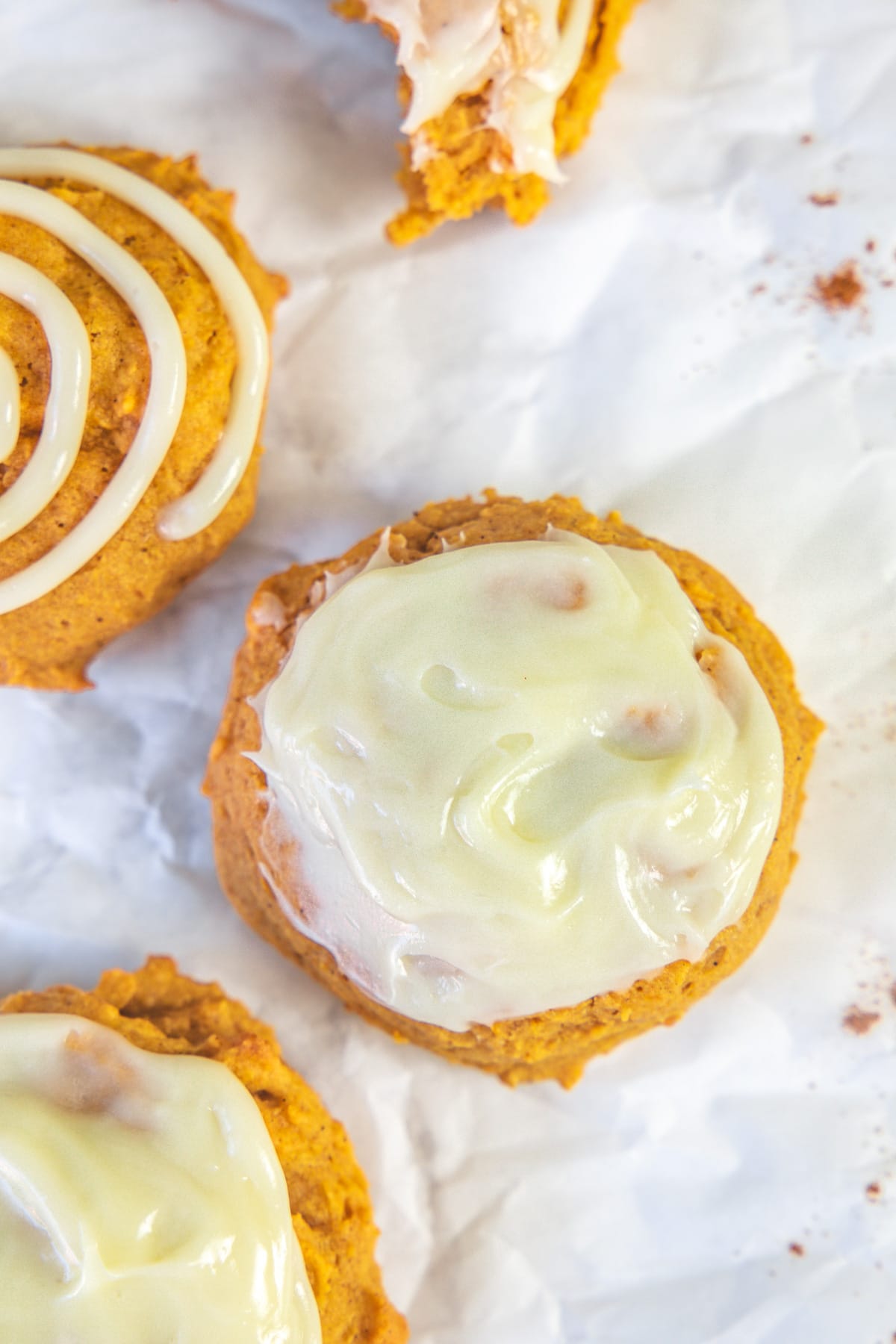 Eggless Pumpkin Cookies