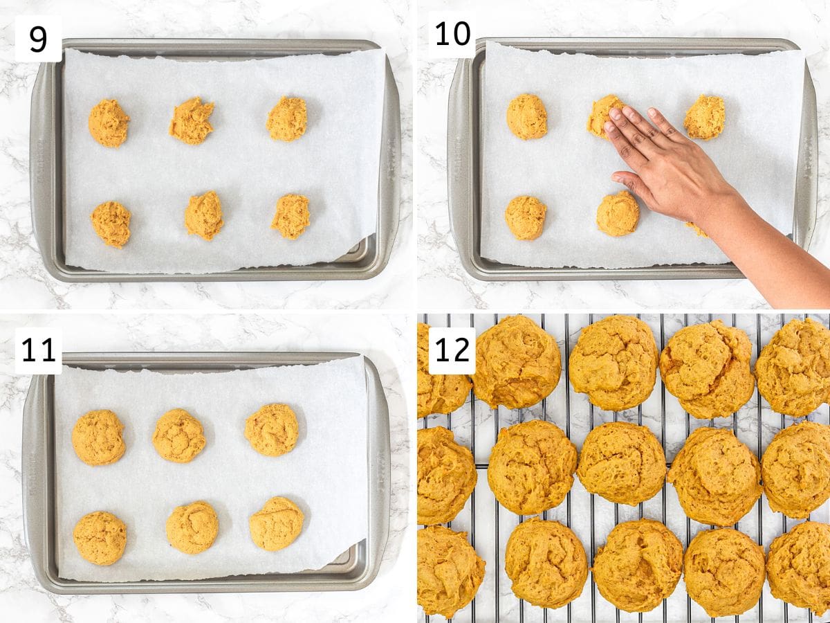 Eggless Pumpkin Cookies Recipe - 32