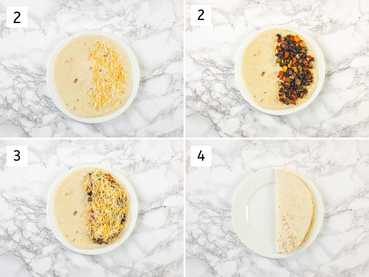 Black Bean Quesadillas - 10