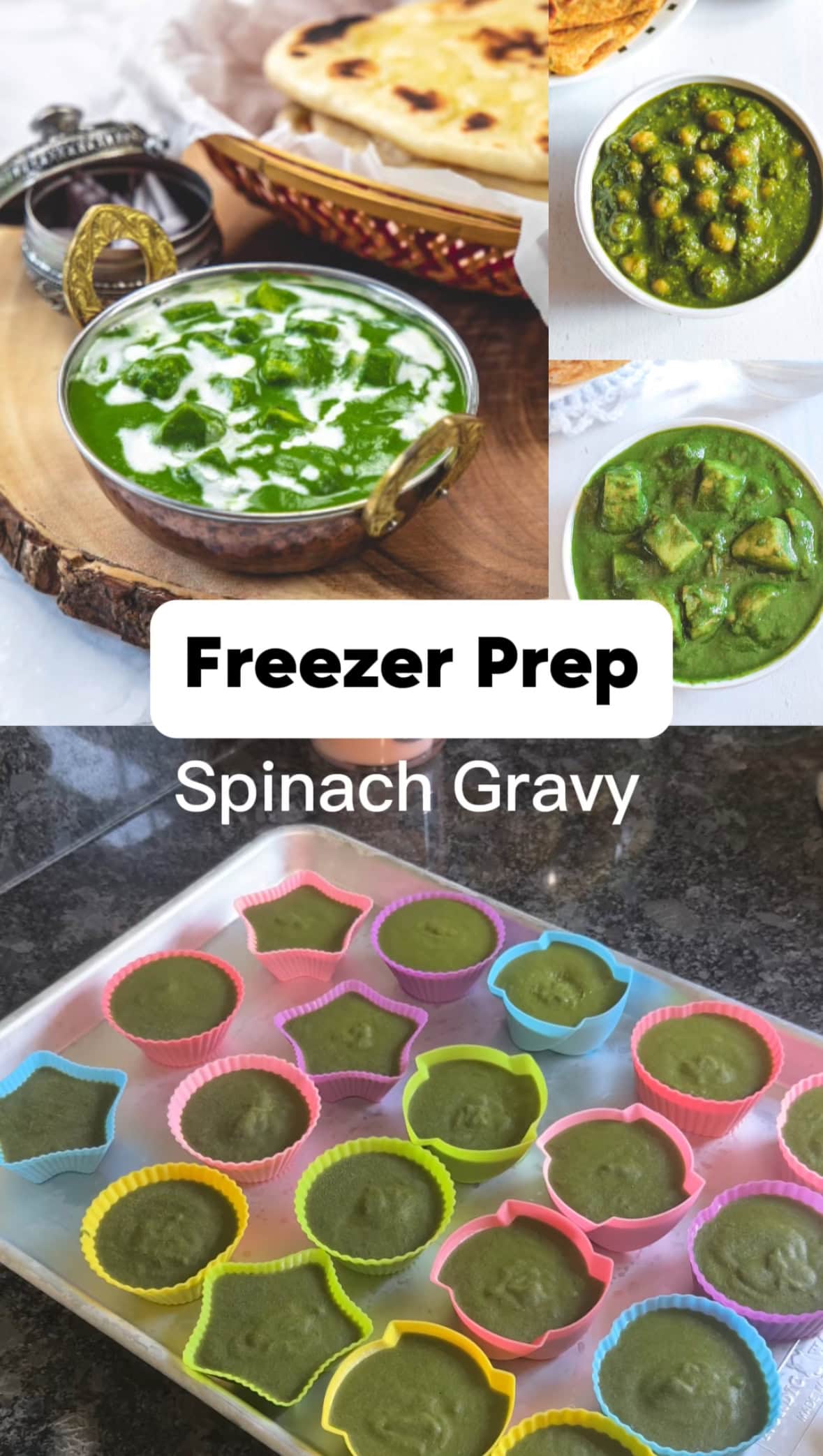Freezing spinach gravy