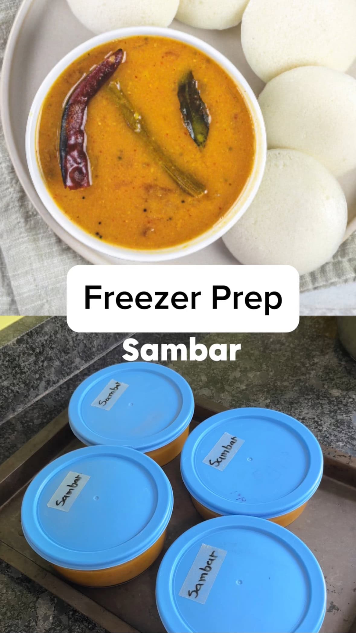 Freezer Prep Sambar Recipe